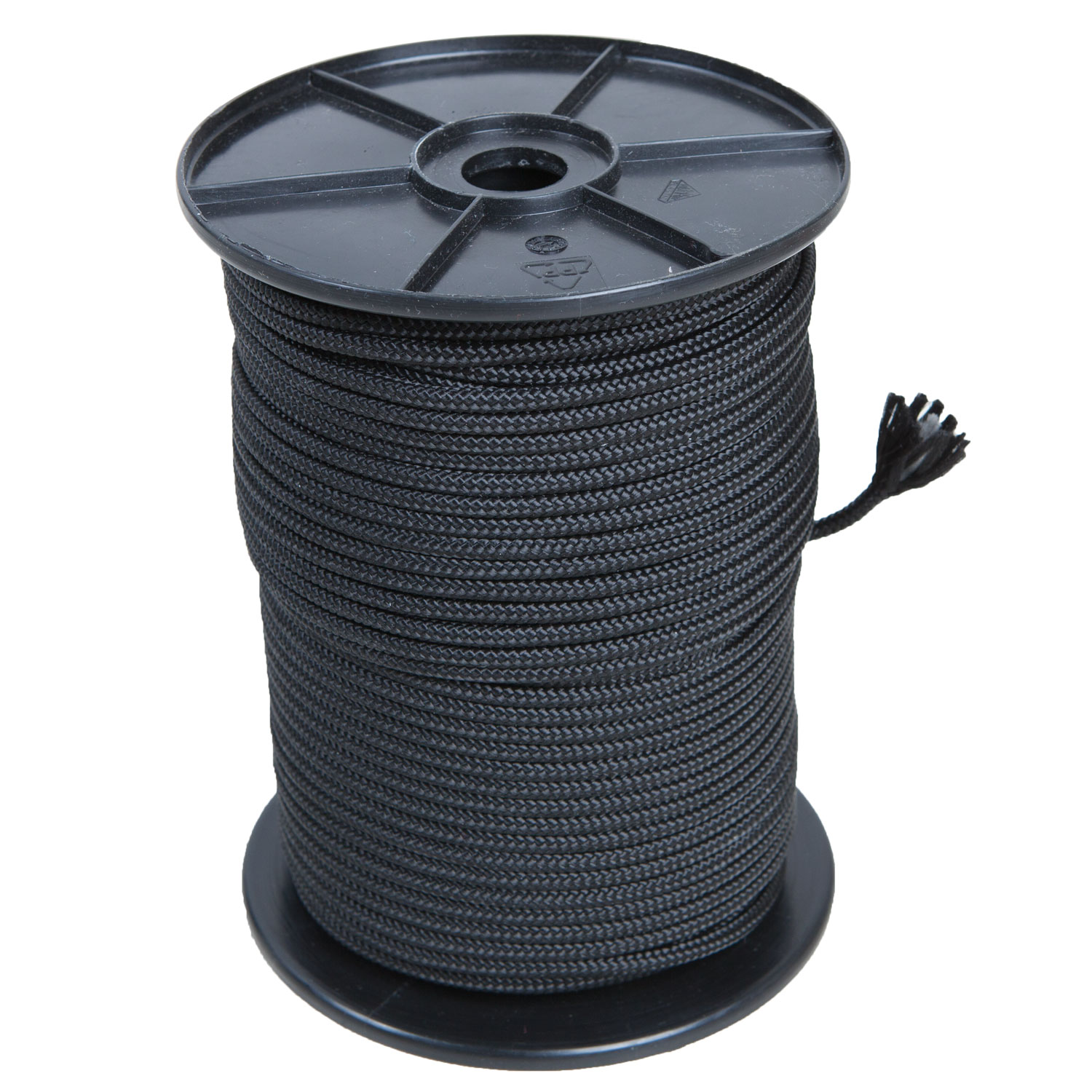 Parasolkoord 4mm zwart