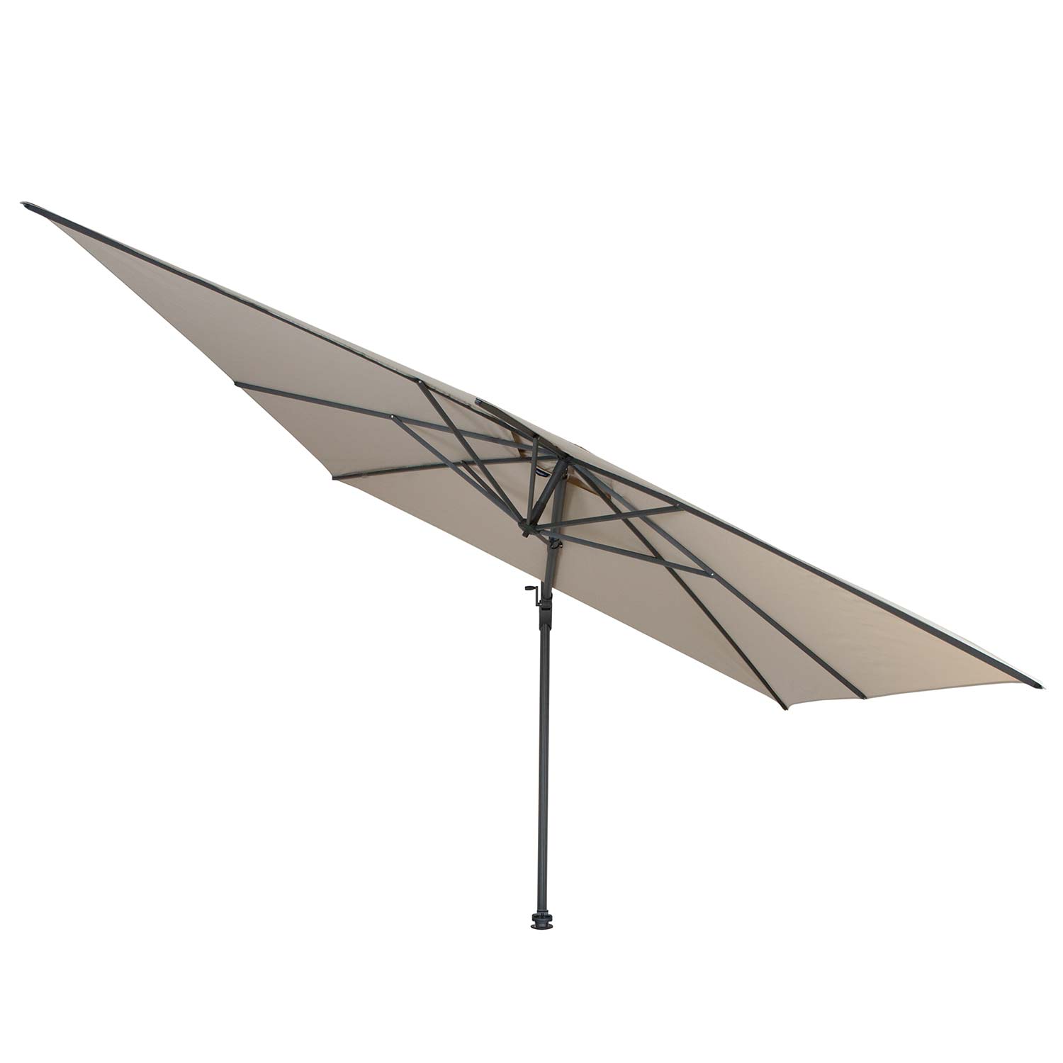 faillissement onregelmatig kalmeren Vrijhangende zweefparasol Monaco Flex III 300x300 (grey) - Parasol-shop.nl