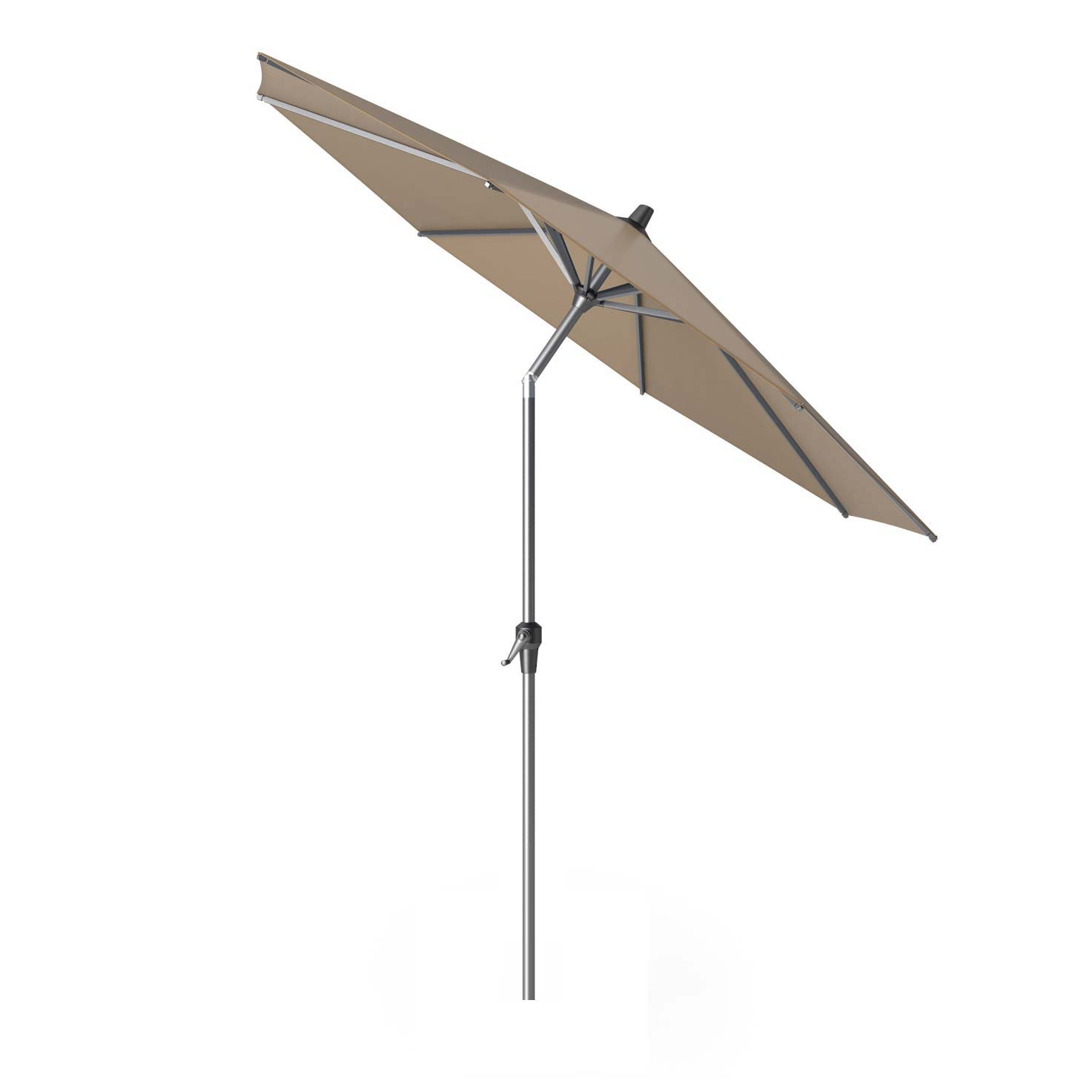 Riva 270cm rond gekanteld taupe