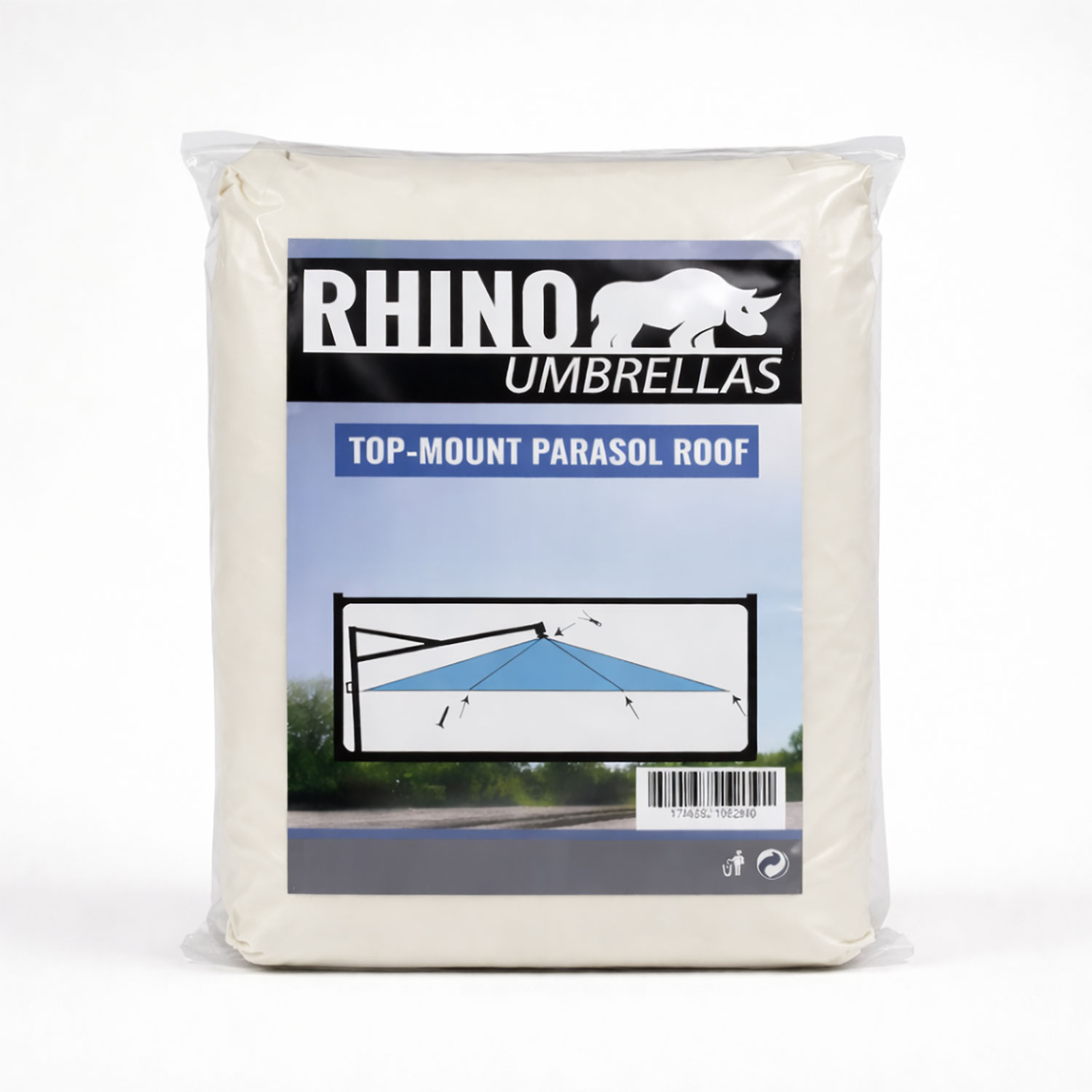 Zweefparasoldoek-verpakking