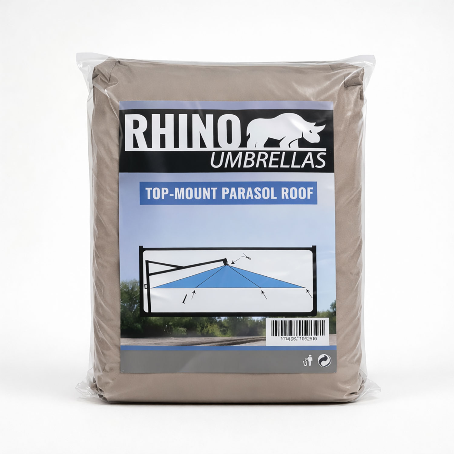 Zweefparasoldoek-verpakking