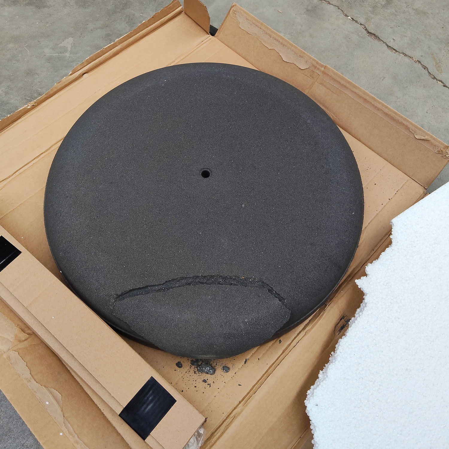 Tweedekans - Parasolvoet beton 40kg rond