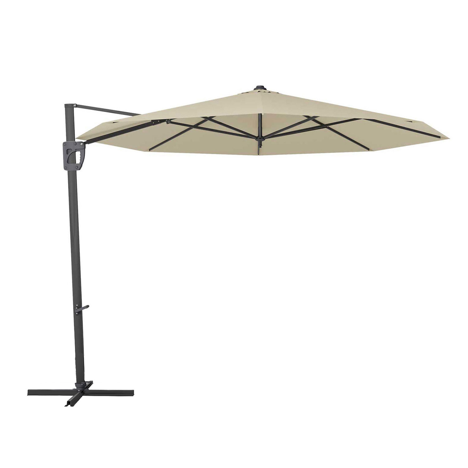 zweefparasol Capri 350cm (ecru) - Parasol-shop.nl