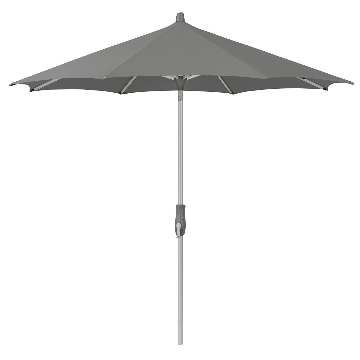 Parasol Alu-Twist 330cm (stone grey)