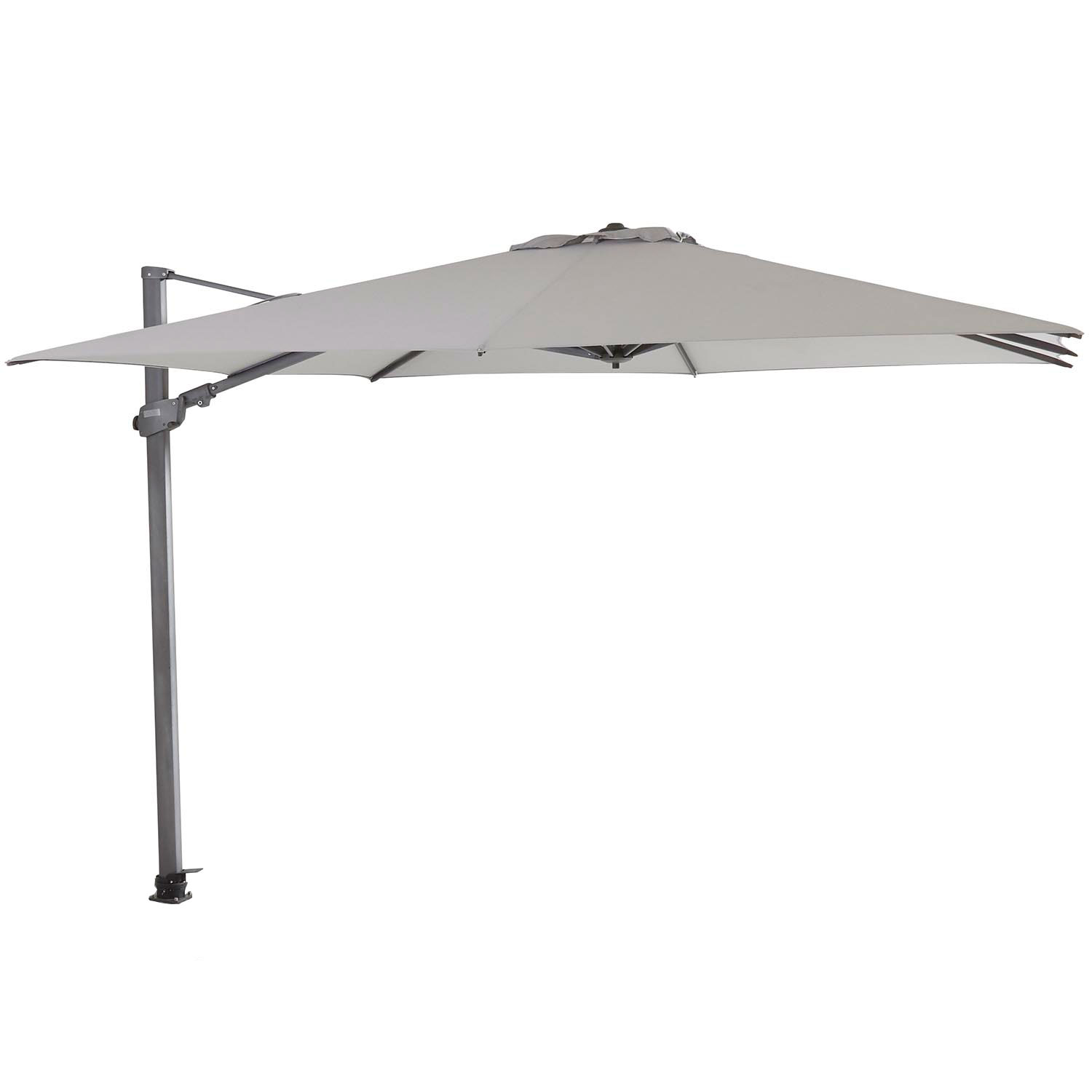 Paard investering ingenieur Zweefparasol Siesta premium 300x300cm - 4-Seasons (mid grey) - Parasol -shop.nl