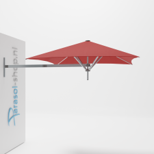 Paraflex muurparasol 190x190cm Classic arm - Colorum (Pepper)