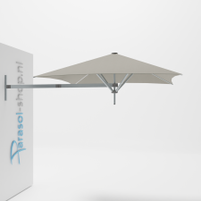 Paraflex muurparasol 190x190cm Classic arm - Solidum (Grey)