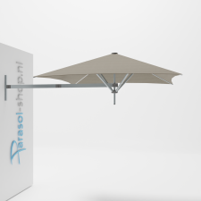 Paraflex muurparasol 190x190cm Classic arm - Solidum (Taupe)