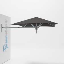 Paraflex muurparasol 190x190cm Classic arm - Colorum (Black)