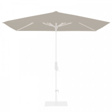 Stokparasoldoek Glatz Alu-twist - 250x200cm rechthoek (ash)