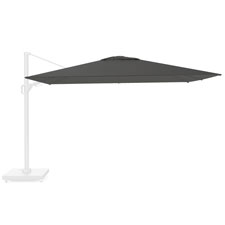 Zweefparasoldoek Platinum Challenger T2 Premium - 260x350cm (Faded black) Dieptevariant