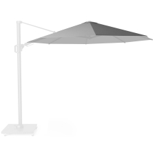 Zweefparasoldoek Platinum Challenger T2 Premium - 350cm rond (Manhattan grey)