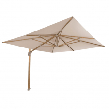 Zweefparasol Hacienda 4-Seasons 300x400cm woodlook - (sand)