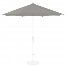 Stokparasoldoek Glatz Alu twist   300cm rond (Stofklasse 4) smoke