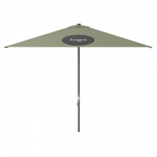 Parasol Lima 300x300cm (Sage green) met bedrukking