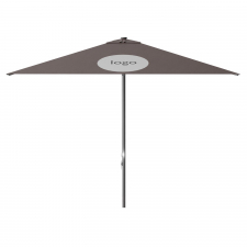 Parasol Lima 300x300cm (Taupe) met bedrukking