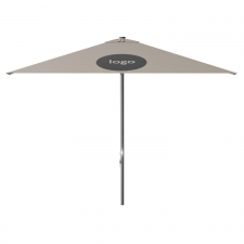 Parasol Lima 300x300cm (Vanilla ice) met bedrukking