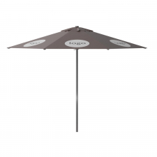 Parasol Lima 350cm rond (Taupe) met bedrukking