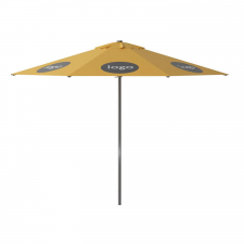 Parasol Lima 350cm rond (Yellow) met bedrukking