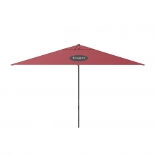 Parasol Lima 350x350cm (Brick red) met bedrukking