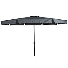 Parasol Rhodos 350cm rond (Grijs)