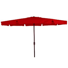 Parasol Rhodos 350cm rond (rood)