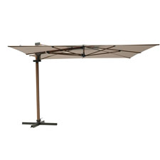 Zweefparasol Braga 355x300cm (mellow champagne)