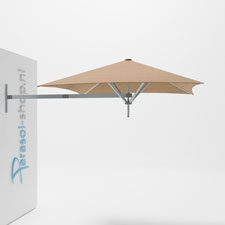 Paraflex muurparasol 200x200cm Neo arm - (Sand)