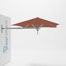 Paraflex muurparasol 200x200cm Neo arm - (Terra)