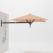 Paraflex muurparasol 200x200cm zwarte Neo arm - (Nectar)