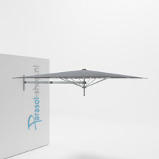Paraflex muurparasol 230x230cm Neo arm - (Acqua)
