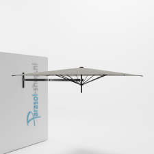 Paraflex muurparasol 230x230cm zwarte Neo arm - (Grey)