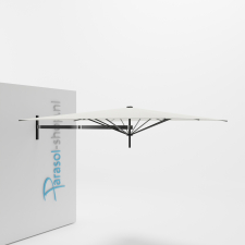 Paraflex muurparasol 230x230cm zwarte Neo arm - (Natural)