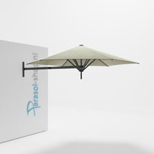 Paraflex muurparasol 270cm zwarte Neo arm - (Apio)