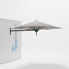Paraflex muurparasol 270cm zwarte Neo arm - (Marble)