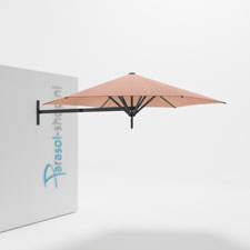 Paraflex muurparasol 270cm zwarte Neo arm - (Nectar)
