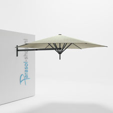 Paraflex muurparasol 300cm zwarte Neo arm - (Apio)