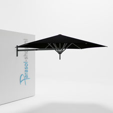 Paraflex muurparasol 300cm zwarte Neo arm - (Black)