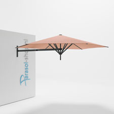 Paraflex muurparasol 300cm zwarte Neo arm - (Nectar)