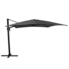 Zweefparasol Palmas 300x300cm (charcoal grey)