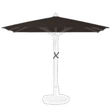 Stokparasoldoek Glatz Fortero® - 300x200cm rechthoek (Stofklasse 4)