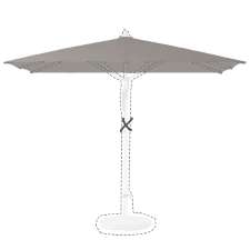 Stokparasoldoek Glatz Fortello® - 350x250cm rechthoek (Stofklasse 5)