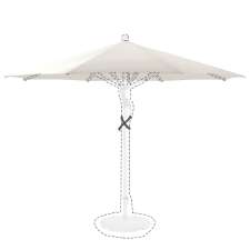 Stokparasoldoek Glatz Fortero® - 350cm rond (Stofklasse 2)