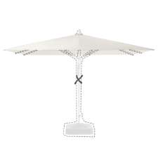 Stokparasoldoek Glatz Fortero® - 300x300cm vierkant (Stofklasse 2)