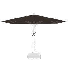 Stokparasoldoek Glatz Fortero® - 400cm rond (Stofklasse 4)