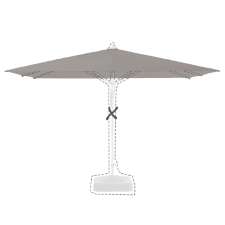 Stokparasoldoek Glatz Fortero® - 350cm rond (Stofklasse 5)