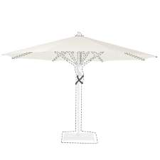 Stokparasoldoek Glatz Fortello® - 450cm rond (Stofklasse 2)