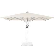 Stokparasoldoek Glatz Fortello® - 400x400cm vierkant (Stofklasse 2)