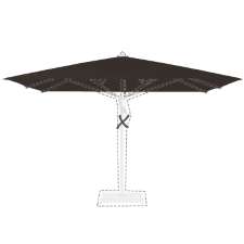 Stokparasoldoek Glatz Fortello® - 300x300cm vierkant (Stofklasse 4)