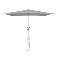 Stokparasoldoek Glatz Smart - 240x240cm vierkant (Stofklasse 5)